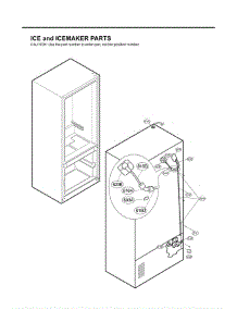 Section 6 parts for Lg Refrigerator LFX21960ST / ASTCLGA from AppliancePartsPros.com