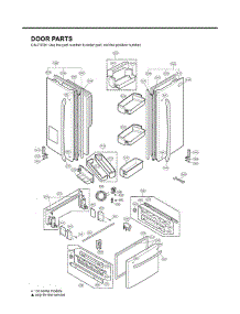 Section 4 parts for Lg Refrigerator LFX21971ST / AST2GSC from AppliancePartsPros.com