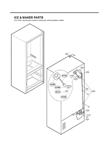 Section 6 parts for Lg Refrigerator LFX21971ST / AST2GSC from AppliancePartsPros.com