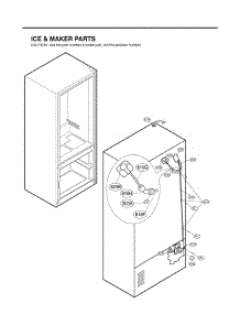 Section 6 parts for Lg Refrigerator LFX21971ST / AST3GSC from AppliancePartsPros.com