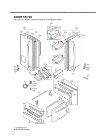Section 4 parts for Lg Refrigerator GR-L218USJH / AST3LGA from AppliancePartsPros.com