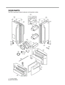 Section 4 parts for Lg Refrigerator LFX21975ST / AST1LGA from AppliancePartsPros.com