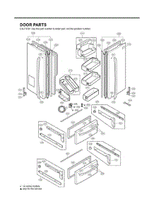 Section 4 parts for Lg Refrigerator LMX21981ST / AST1LGA from AppliancePartsPros.com