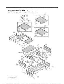 Section 3 parts for Lg Refrigerator LMX21981ST / ASTCLGA from AppliancePartsPros.com