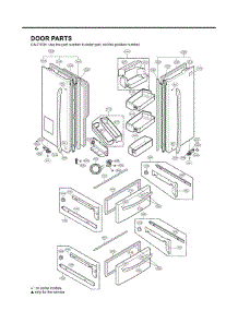 Section 4 parts for Lg Refrigerator LMX21981ST / ASTCLGA from AppliancePartsPros.com