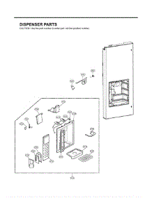 Section 5 parts for Lg Refrigerator LMX21981ST / ASTCLGA from AppliancePartsPros.com