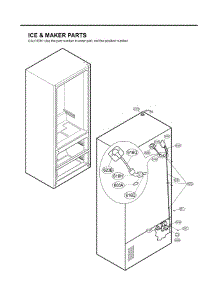 Section 6 parts for Lg Refrigerator LMX21981ST / ASTCLGA from AppliancePartsPros.com