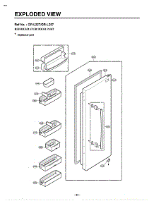 Section 2 parts for Lg Refrigerator LSC21943ST / ASTCLGA from AppliancePartsPros.com