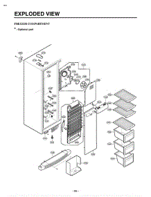 Section 3 parts for Lg Refrigerator LSC21943ST / ASTCLGA from AppliancePartsPros.com