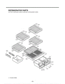 Section 3 parts for Lg Refrigerator LFX25960SW / ASWCLGA from AppliancePartsPros.com