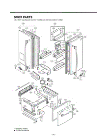 Section 4 parts for Lg Refrigerator LFX25960SW / ASWCLGA from AppliancePartsPros.com