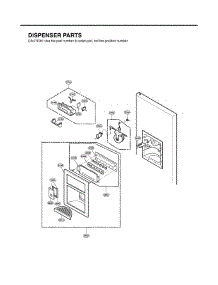 Section 5 parts for Lg Refrigerator LFX25950SB / AWBCLGA from AppliancePartsPros.com