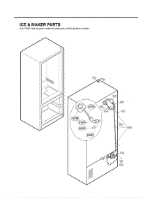 Section 6 parts for Lg Refrigerator LFX25950SB / AWBCLGA from AppliancePartsPros.com