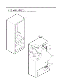 Section 6 parts for Lg Refrigerator LFX25961SW / ASWCLGA from AppliancePartsPros.com