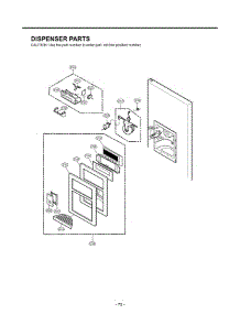 Section 5 parts for Lg Refrigerator LFX25960ST / ASTCLGA from AppliancePartsPros.com