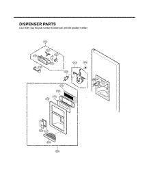 Section 5 parts for Lg Refrigerator LFX25960TT / ATICLGA from AppliancePartsPros.com