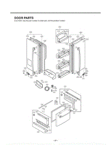 Section 4 parts for Lg Refrigerator LFX25950TT / ATICLGA from AppliancePartsPros.com