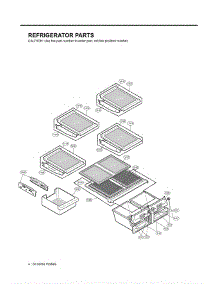 Section 3 parts for Lg Refrigerator LFX25960SB / AWBCLGA from AppliancePartsPros.com