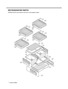 Section 3 parts for Lg Refrigerator LFX25961SB / AWBCLGA from AppliancePartsPros.com