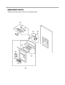 Section 5 parts for Lg Refrigerator LFX25961SB / AWBCLGA from AppliancePartsPros.com