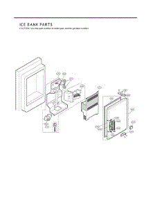 Section 7 parts for Lg Refrigerator LFX25961SB / AWBCLGA from AppliancePartsPros.com