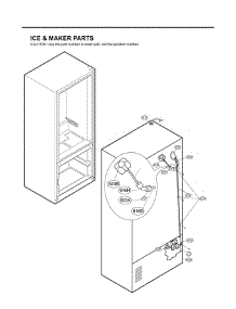Section 6 parts for Lg Refrigerator LFX25971SW / ASW2LGA from AppliancePartsPros.com