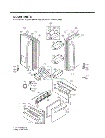 Section 4 parts for Lg Refrigerator LFX25971SW / ASW3LGA from AppliancePartsPros.com