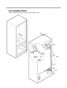 Section 6 parts for Lg Refrigerator LFX25971SW / ASW3LGA from AppliancePartsPros.com