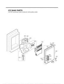 Section 7 parts for Lg Refrigerator LFX25971SW / ASW3LGA from AppliancePartsPros.com
