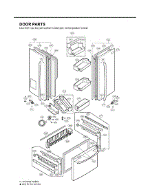 Section 4 parts for Lg Refrigerator LFX25971SW / ASWCLGA from AppliancePartsPros.com