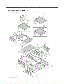 Section 3 parts for Lg Refrigerator LFX25971ST / AST2LGA from AppliancePartsPros.com