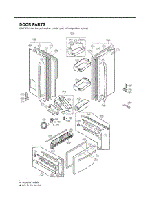 Section 4 parts for Lg Refrigerator LFX25971ST / AST2LGA from AppliancePartsPros.com