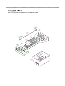 Section 2 parts for Lg Refrigerator LFX25971ST / AST3LGA from AppliancePartsPros.com