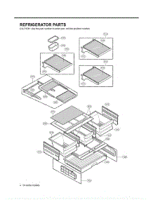 Section 3 parts for Lg Refrigerator LFX25971ST / AST3LGA from AppliancePartsPros.com