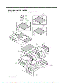 Section 3 parts for Lg Refrigerator LFX25971ST / ASTCLGA from AppliancePartsPros.com