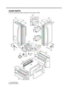 Section 4 parts for Lg Refrigerator LFX25971ST / ASTCLGA from AppliancePartsPros.com