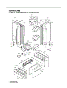 Section 4 parts for Lg Refrigerator LFX25975ST / AST1LGA from AppliancePartsPros.com