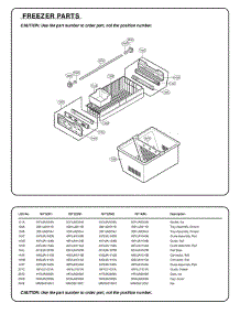 Section 3 parts for Lg Refrigerator 78753 / AST2SER from AppliancePartsPros.com
