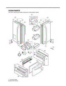 Section 4 parts for Lg Refrigerator LFX25971SB / AWB2LGA from AppliancePartsPros.com