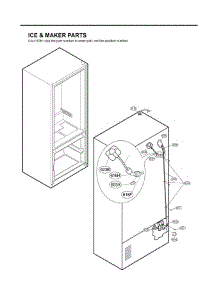 Section 6 parts for Lg Refrigerator LFX25971SB / AWB3LGA from AppliancePartsPros.com