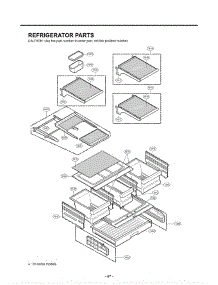Section 3 parts for Lg Refrigerator LFX25971SB / AWBCLGA from AppliancePartsPros.com