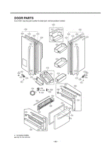 Section 4 parts for Lg Refrigerator LFX25971SB / AWBCLGA from AppliancePartsPros.com