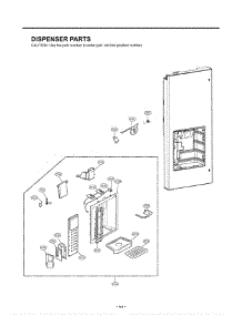 Section 5 parts for Lg Refrigerator LFX25971SB / AWBCLGA from AppliancePartsPros.com