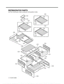 Section 3 parts for Lg Refrigerator LMX25981SW / ASW2LGA from AppliancePartsPros.com