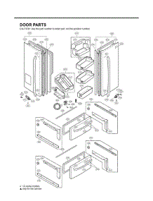 Section 4 parts for Lg Refrigerator LMX25981SW / ASWCLGA from AppliancePartsPros.com