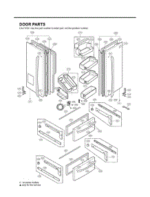 Section 4 parts for Lg Refrigerator LMX25981ST / AST1LGA from AppliancePartsPros.com
