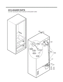 Section 6 parts for Lg Refrigerator LMX25981ST / ASTCGSC from AppliancePartsPros.com