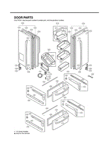 Section 4 parts for Lg Refrigerator LMX25981SB / AWB2LGA from AppliancePartsPros.com