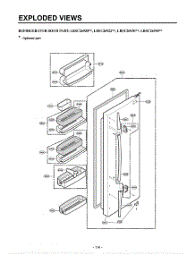 Section 2 parts for Lg Refrigerator LRSC26922TT / ATICLGB from AppliancePartsPros.com