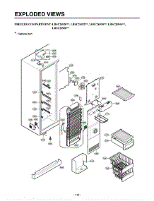 Section 3 parts for Lg Refrigerator LRSC26944SW / ASWCLGA from AppliancePartsPros.com